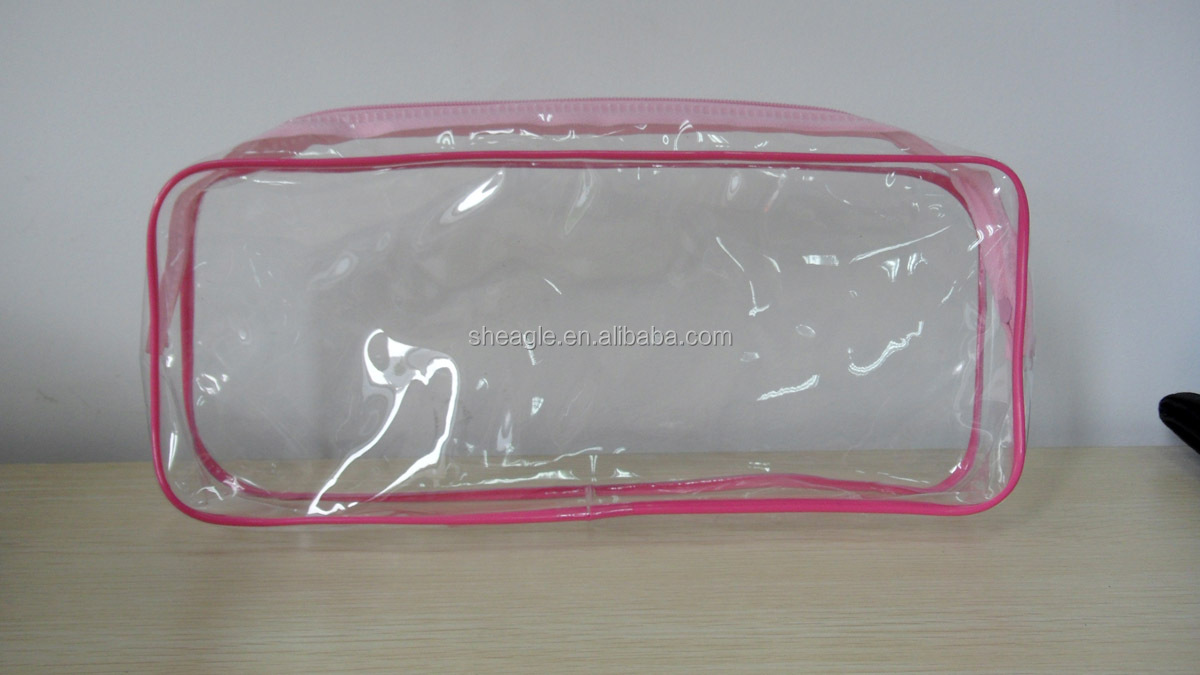 明確な透明なプラスチックpvcトラベル化粧品メイクアップ- セカンドバッグ 問屋・仕入れ・卸・卸売り