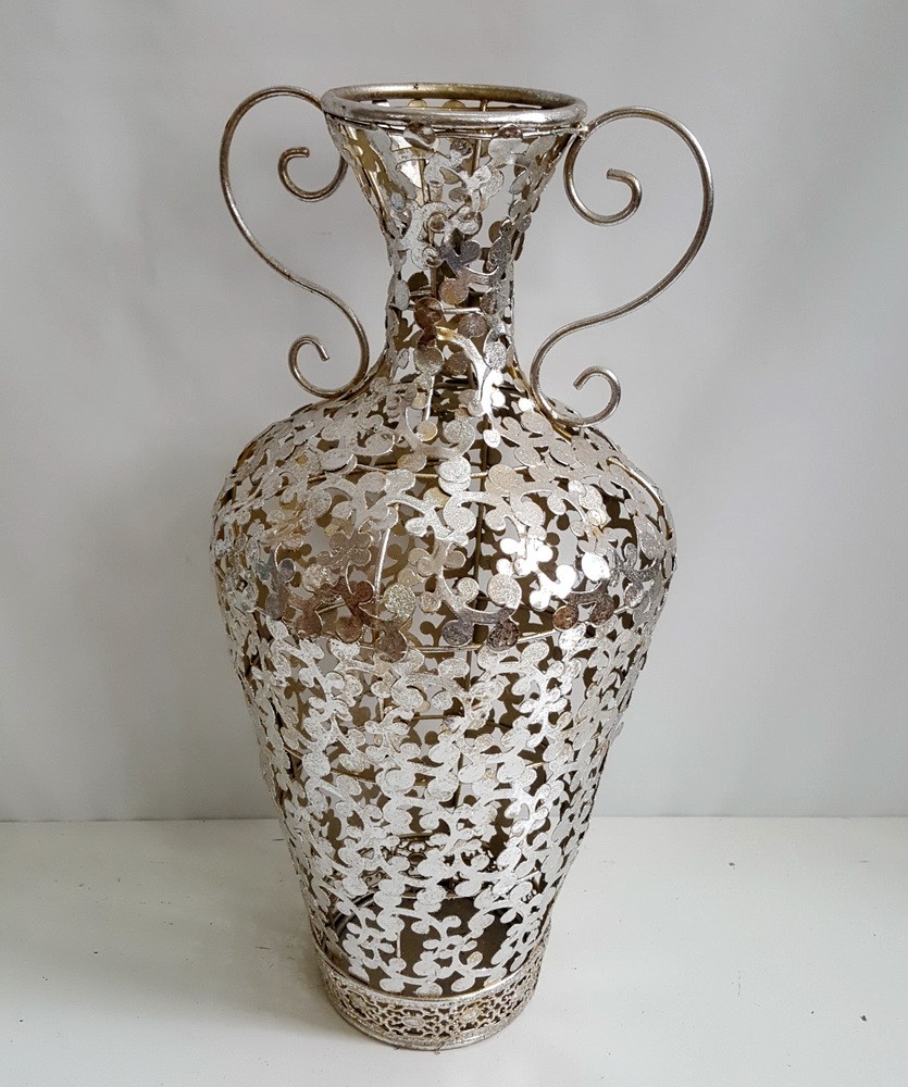 Gold Finish Luxury Home Decorative Metal Vase Buy Home Decorative