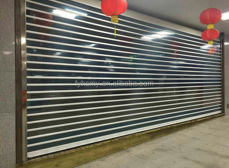 Plastic Door Transparent Polycarbonate Roll Up Door Plastic