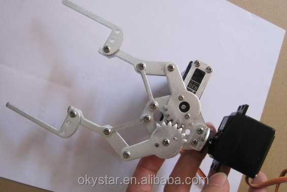 グリッパーロボットアームロボット2-dof金属爪機械的教育用ロボットおもちゃ問屋・仕入れ・卸・卸売り