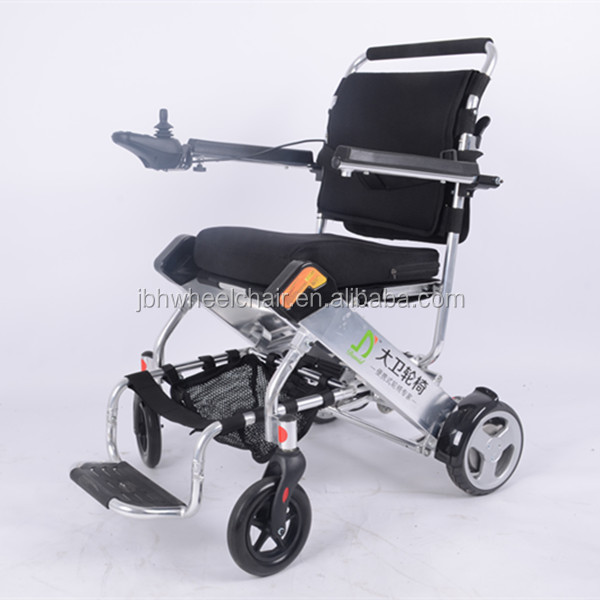 Folding lightweight power wheelchair with lithium battery