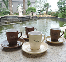 11オンスセラミックマグでスプーンでhandle/コーヒーカップ仕入れ・メーカー・工場