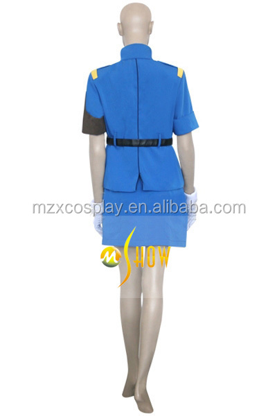 日本のアニメの衣装ヘルシングセラスビクトリアブルーハロウィーンパーティーコスプレ衣装販売のための問屋・仕入れ・卸・卸売り