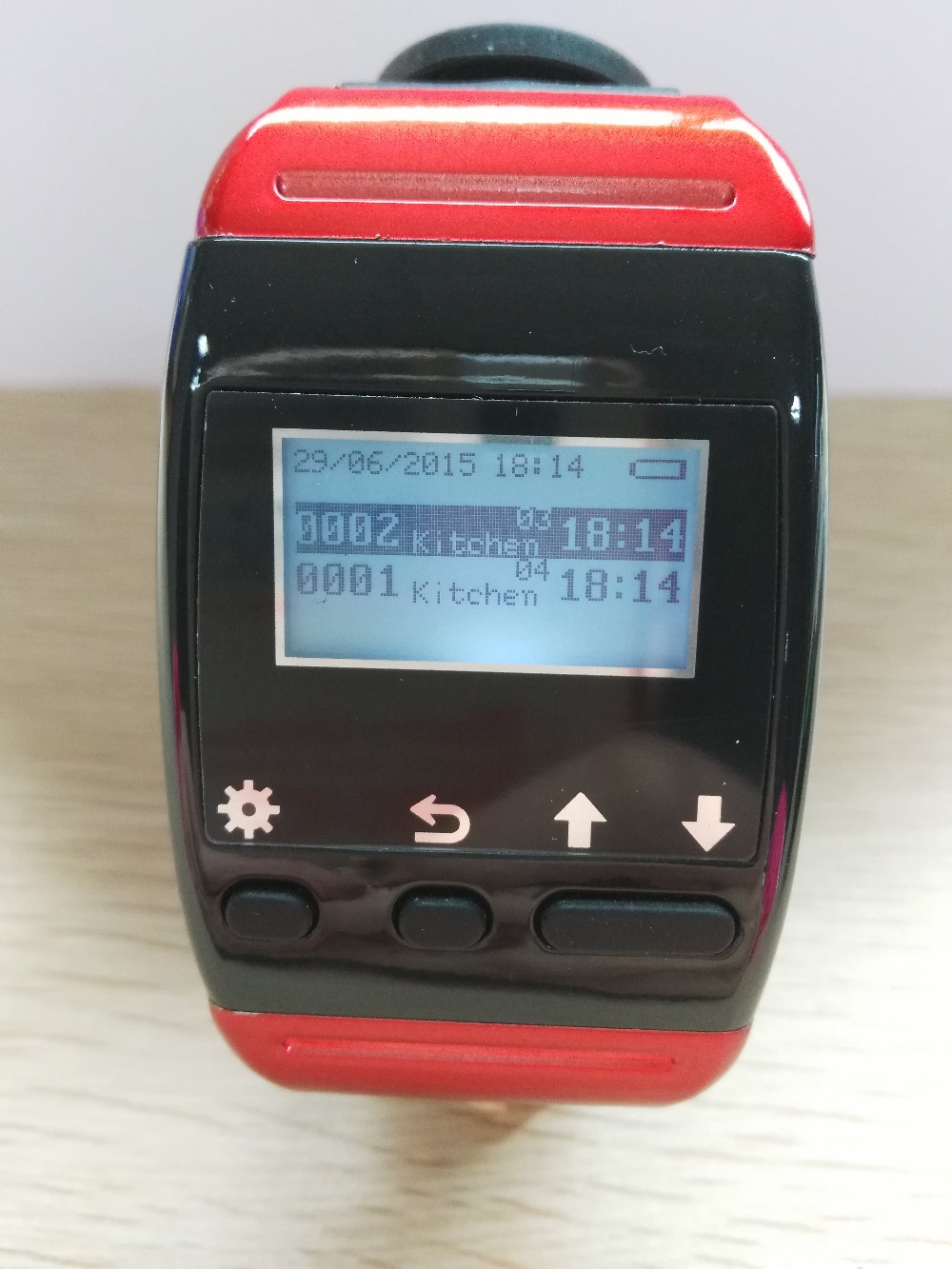ホット販売小さな電子ブザーベルワイヤレスサービスウェイター呼び出すリモート呼び出しベルシステム仕入れ・メーカー・工場
