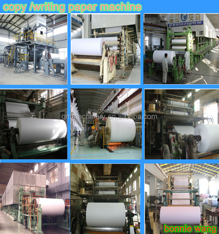 High quality Low price mini a4 paper production plant line, small a4 paper making machine for copy paper production