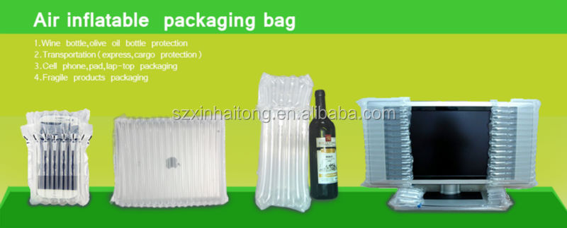 Standard 750ml air column bag for protecting red wine bottle