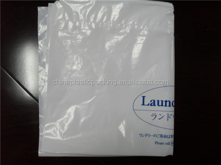 clear plastic laundry bags