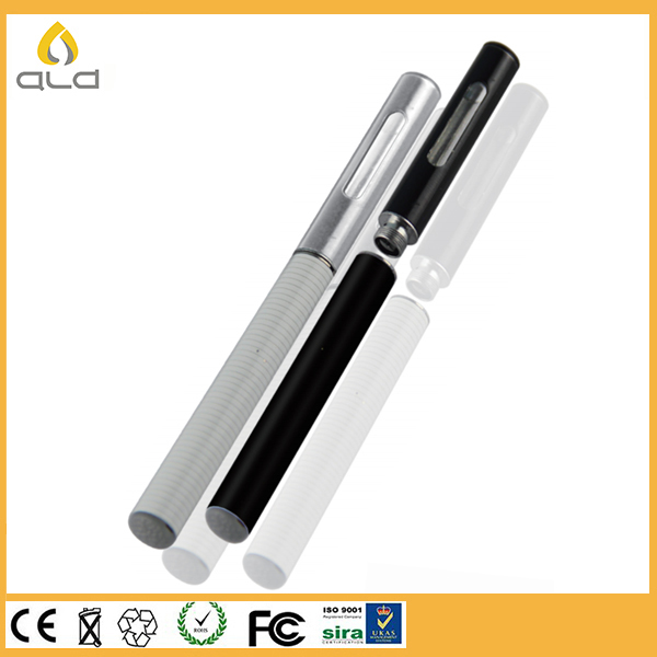 No-cotton heating coil 130 puffs 40mm clearomizer with Visible window