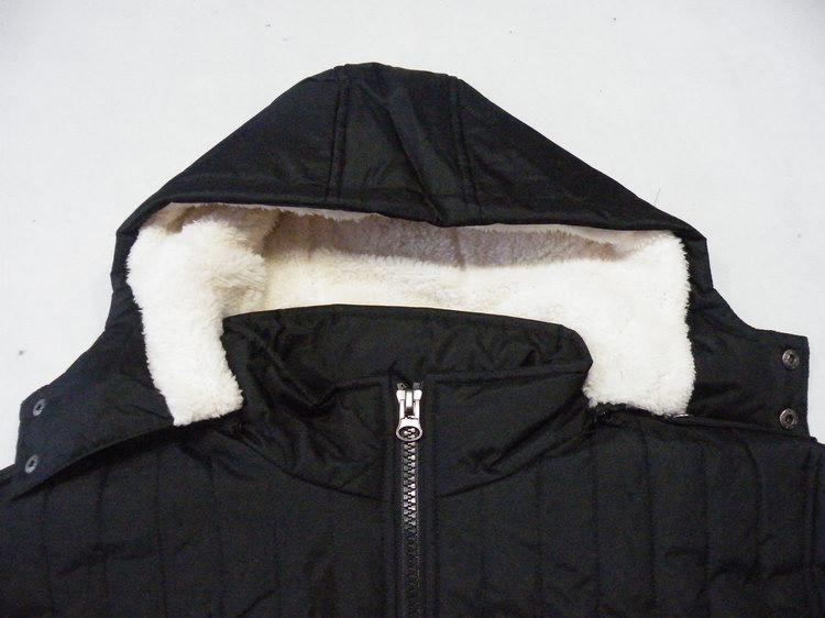 安い黒ポリエステル100％男性パディングジャケット仕入れ・メーカー・工場