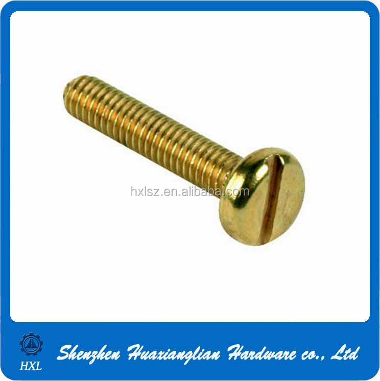 M3 M4 M5 M6 M8 Shenzhen Manufacture Customized Brass Slotted Ball Head
