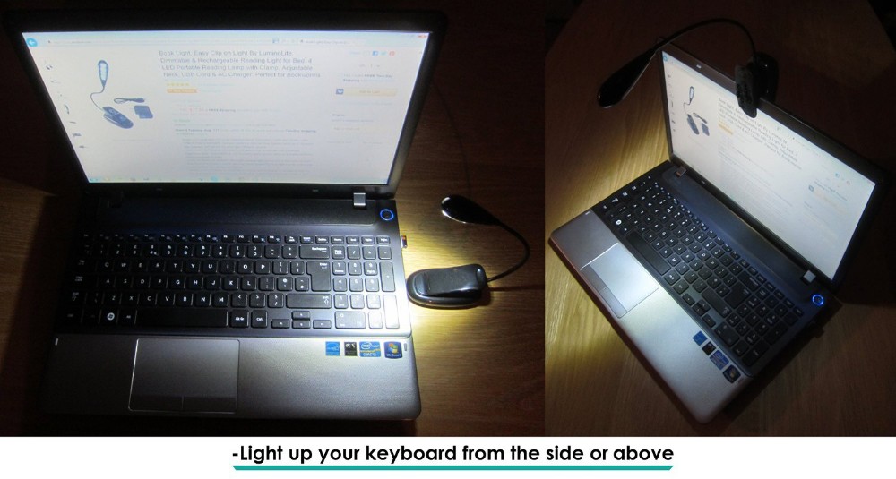 充電式読書ランプ用ベッド-ポータブルブックライト- 4 led電球のつや消しカバー- 2設定-軽量クリップ上ランプ-仕入れ・メーカー・工場