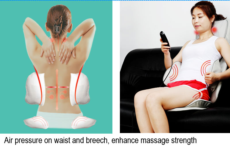 Back width adjustable air compression massage system