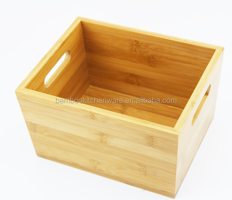 Dovetail Finishing Edge Bamboo Stackable Storage Box Buy Stackable