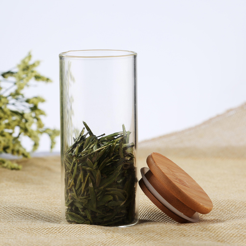 glass canister with wooden rack (2).JPG