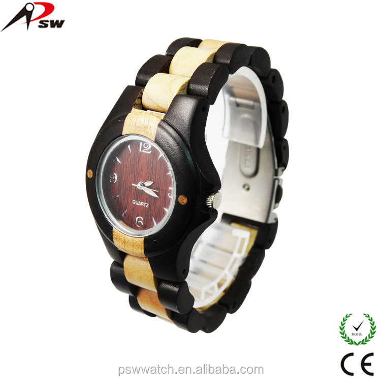 wood watches 2015 customized Japan quartz fashion wood watch