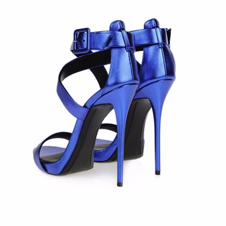 ハイヒールサイズ44ニース12センチ女性サンダル安い卸売靴で中国仕入れ・メーカー・工場
