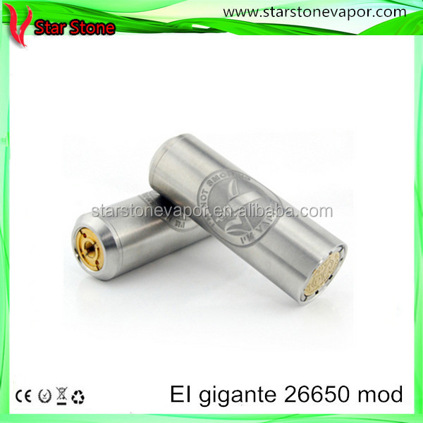 starstone 2014 newest tugboat rda atomizer clone E1 gigante 26650 mod in stock