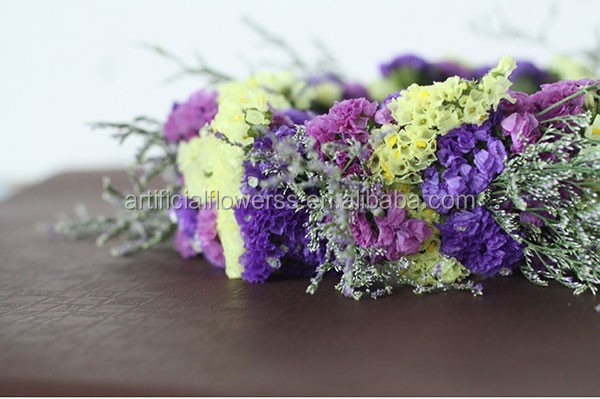 natural dried flower preserved wedding flower wreath crown