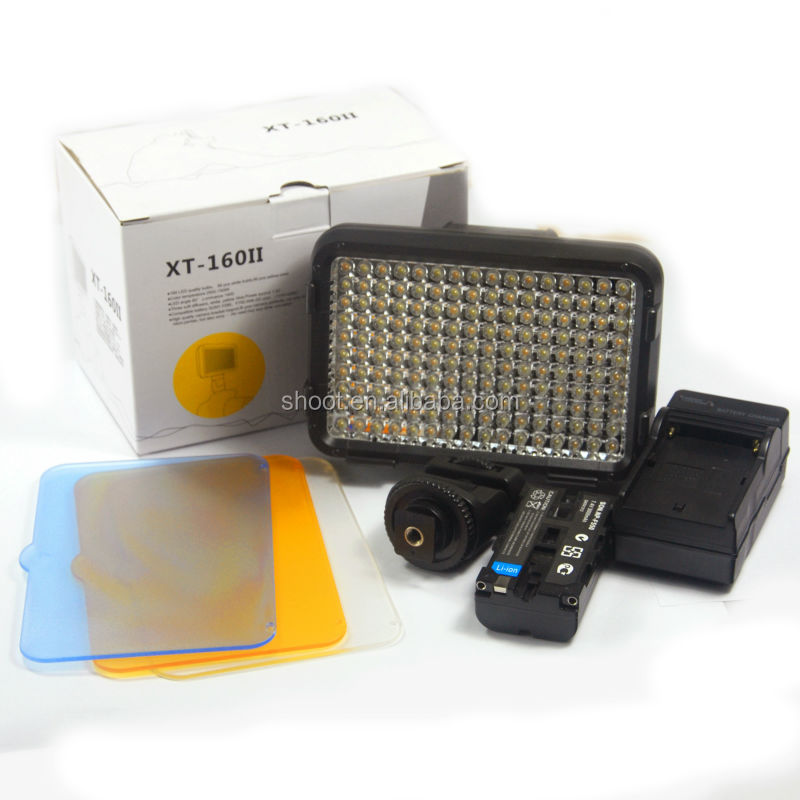 Iixt-160撮影スタジオ照明ledライト付バッテリーと充電器のためのキヤノンカメラdvビデオカメラパナソニック問屋・仕入れ・卸・卸売り