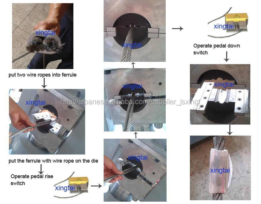 ワイヤーロープかしめ機| Alibaba.com