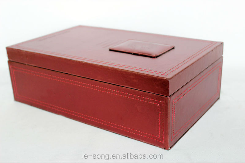 Red Wine color double bottle wine Box