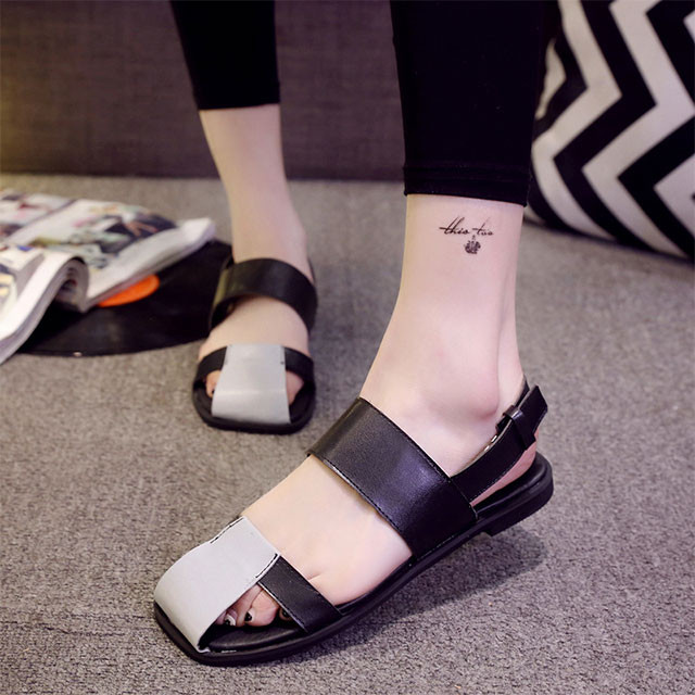 2016最新女性韓国フラットサンダルセクシーな夏のサンダルの靴女性仕入れ・メーカー・工場