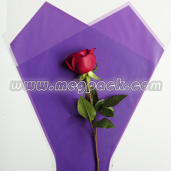 良質安価な着色されたプラスチック製の単一のバラの花の袖仕入れ・メーカー・工場