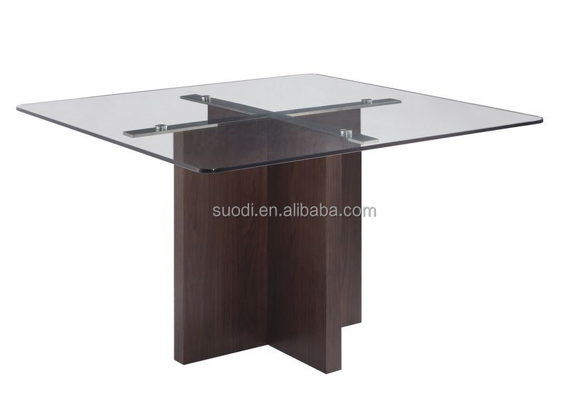 2014年suodi2177b熱い販売ラウンドテーブル正方形のガラストップオフィスのコーヒーテーブル問屋・仕入れ・卸・卸売り