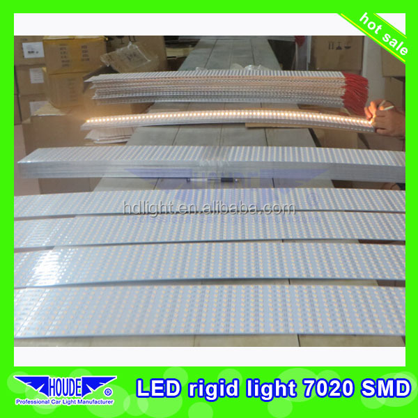 Non-waterproof 72led per meter dc 12v smd 7020 led strip rigid strip DC 12V 7020 Rigid Led Bar Light SMD7020 with Aluminum PCB