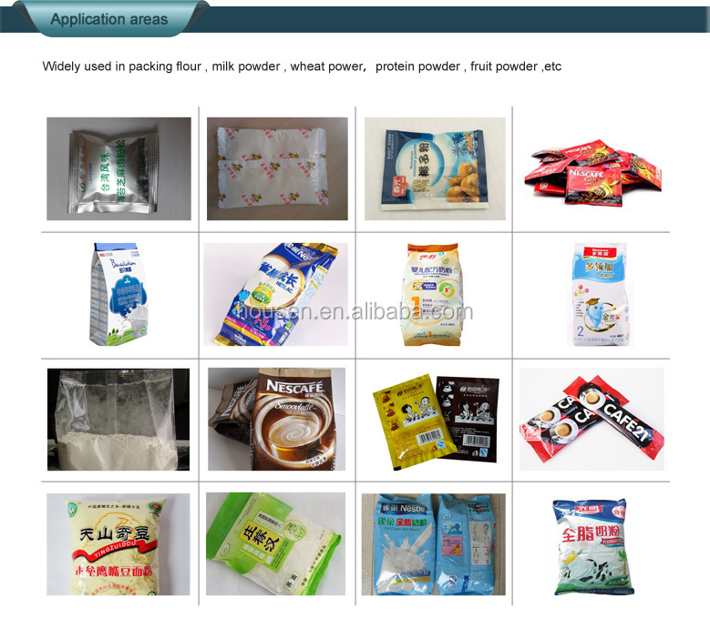 Automatic cocoa powder auger filler pouch machine with CE Certification