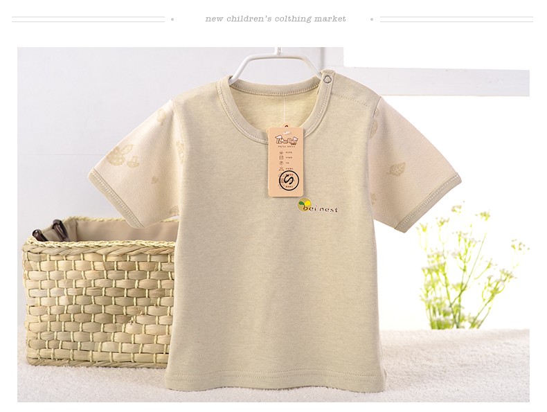 ユニセックス赤ちゃん夏tシャツ薄い綿半袖仕入れ・メーカー・工場