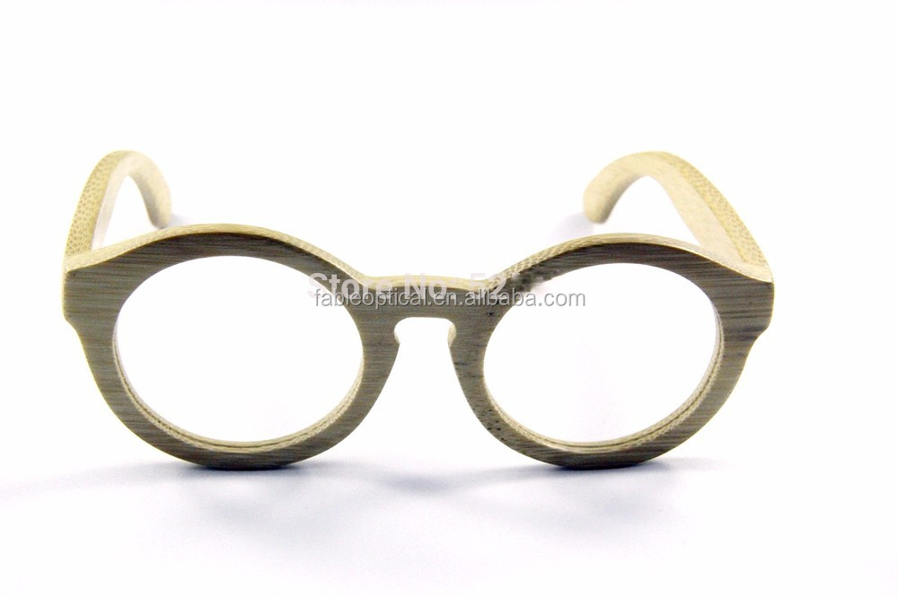 Round Retro Bamboo Frame Sunglasses Bamboo Eyeglass Frames ...