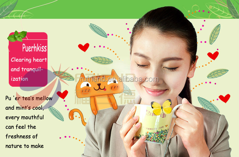 Chinese fit compressed empty grapefruit tea bag
