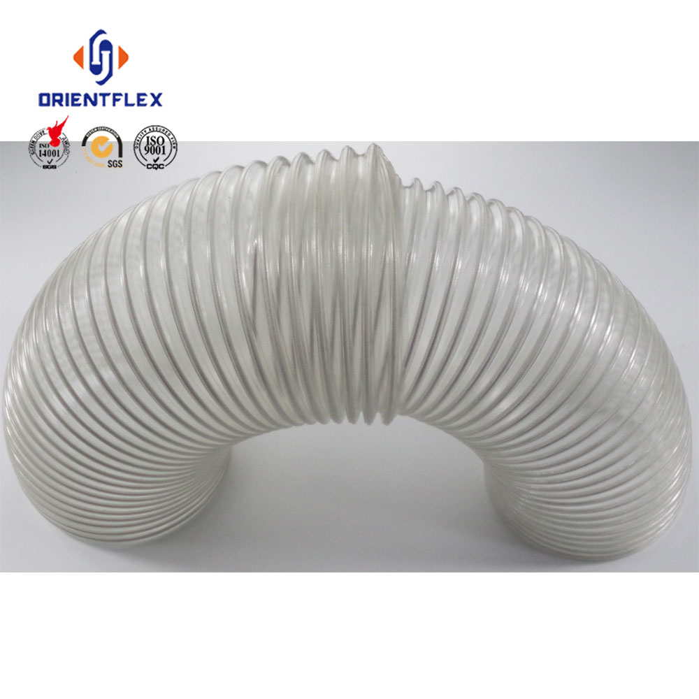 Reinforced Ventilation Duct/pvc Suction Hose Pvc Duct Hose/8 Inch