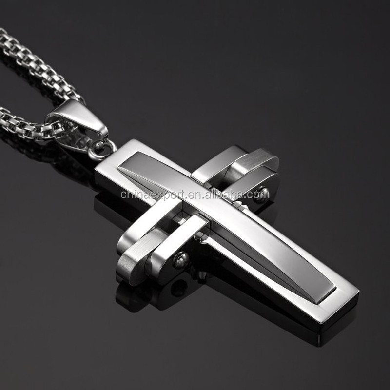 Mens Stainless-Steel-Silver-Cross-Pendant-Chain-Necklace.jpg