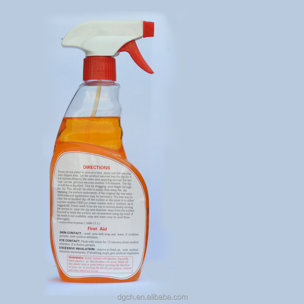 Chemicals Dip Dissolver For Cleaning Rubber Paint,Plasti Dip For Car