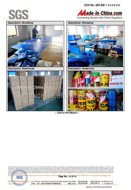 超高品質地下警告保護パイプ用テープ問屋・仕入れ・卸・卸売り