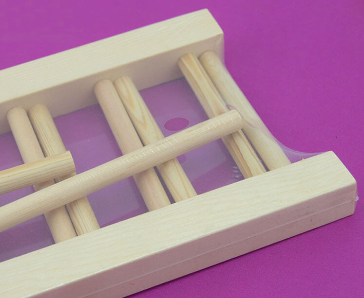 Houten keuken opbergrek keukengerei afdruiprek borden houder ...