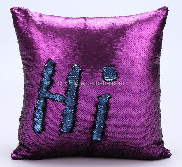 Comfy Satin Throw Pillow Covers Glitzy Sequin Pillow Home