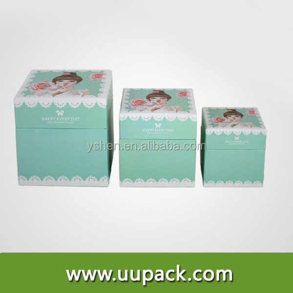 custom design structure red wine paper box