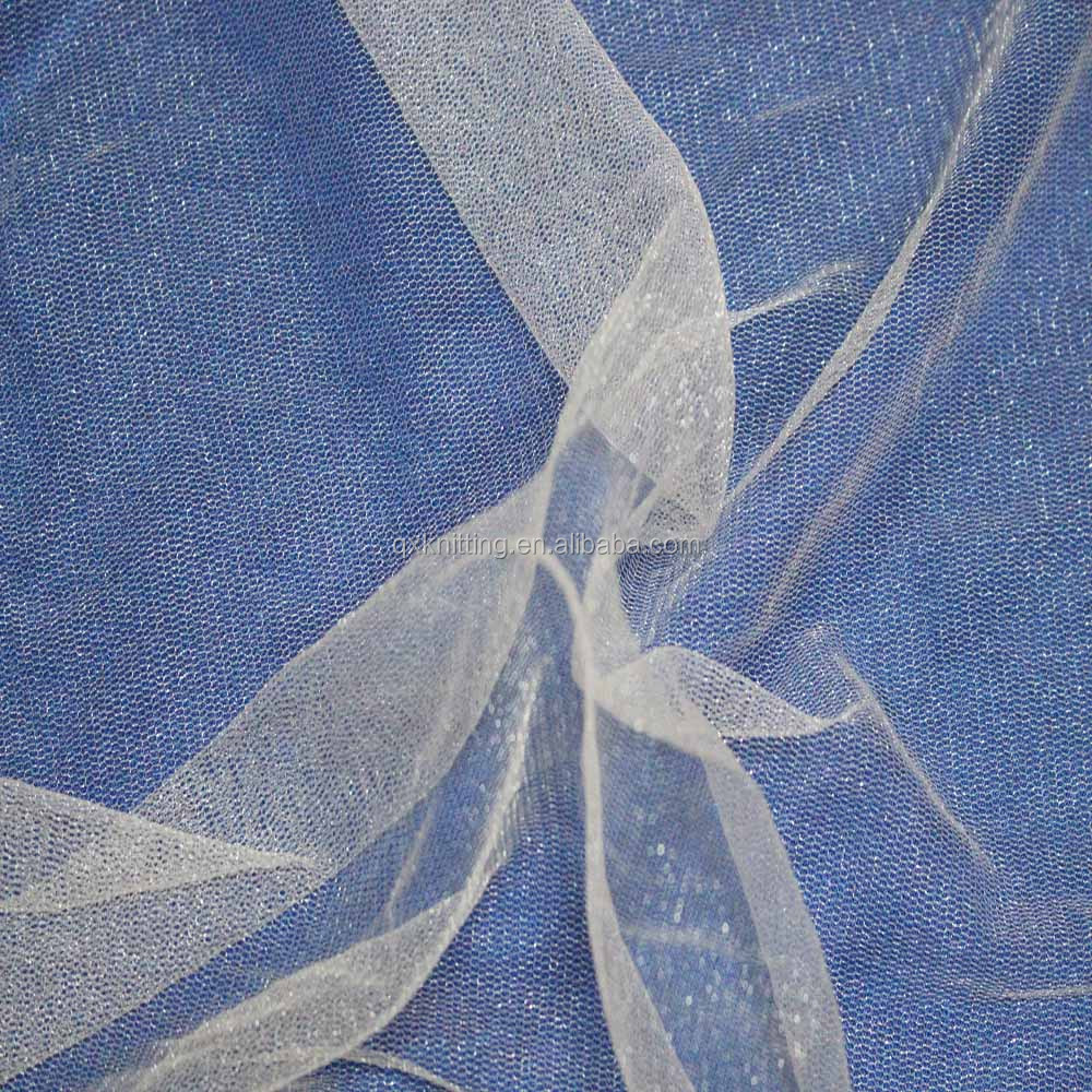 high quality fabric textiles 100% polyester transparent tulle