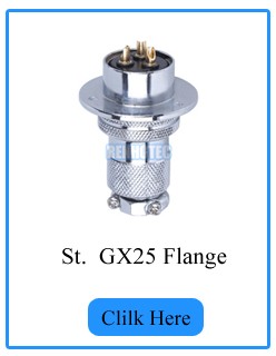 16MM reverse assembling 4pin circular connectors