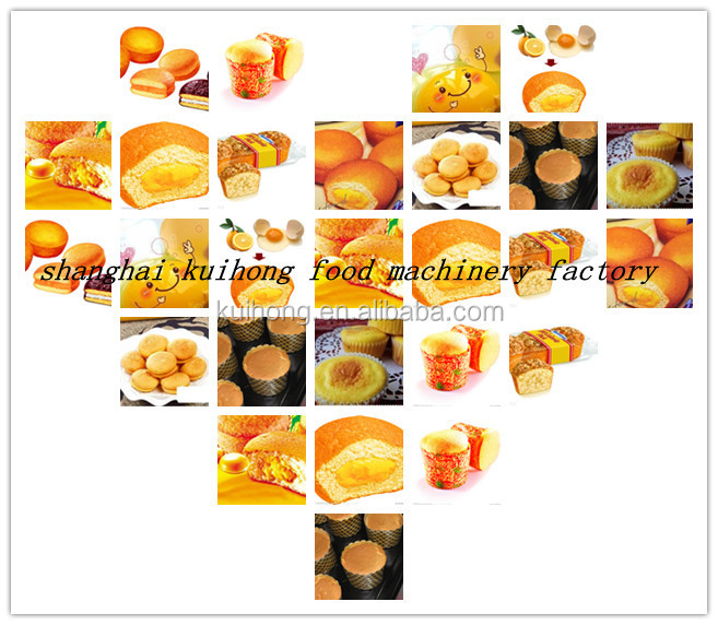 KH high quality automatic machinery of making cake/ cake making machine