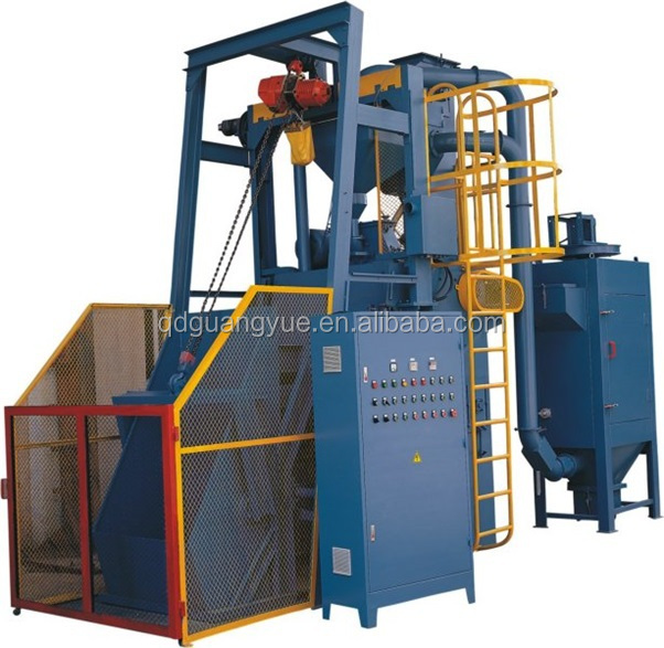 Trached shot blast clean-up machine.jpeg