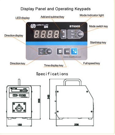 基本的な速度- 変数蠕動ポンプ水処理で使用される仕入れ・メーカー・工場