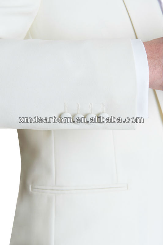 ホワイトスリムフィット男性用スーツ仕入れ・メーカー・工場
