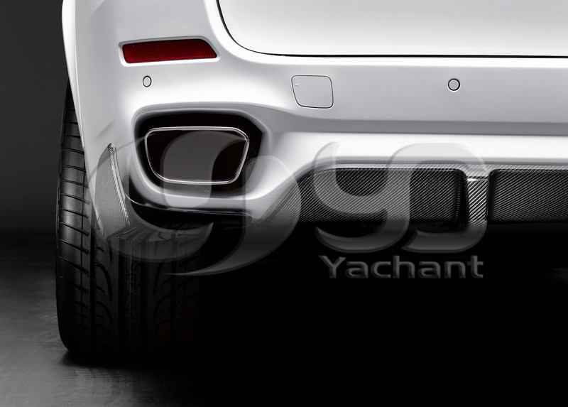 2013-2014 BMW F15 X5 M-Tech M-Sport Rear Bumper Performance Style Spats Caps (6).jpg