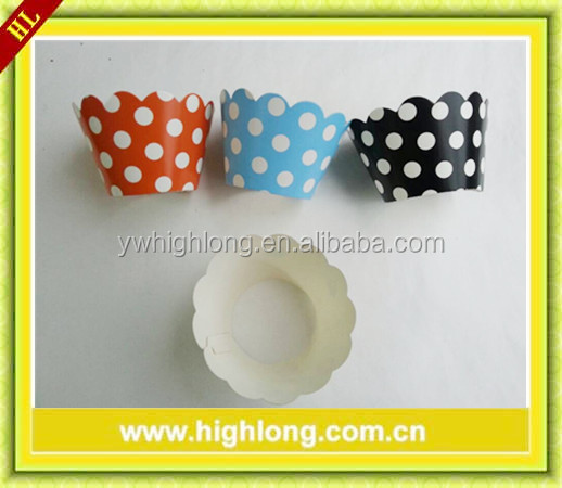 different colour Stripe Cupcake decoration cupcake Wrappers