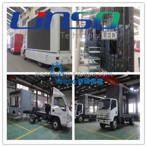 上海linso yeesoモバイル広告ledディスプレイトラック、ledディスプレイ車用販売仕入れ・メーカー・工場