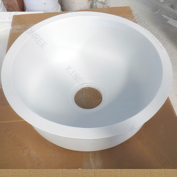Custom Size Unique Round Kitchen Sink Acrylic Stone Kitchen Sink For ...